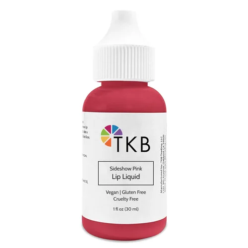 Miniatura 4 de TKB - Color líquido de labios Color de labios líquido para base brillante TKB, brillo de labios para bricolaje, brillo de labios pigmentado y Rosa