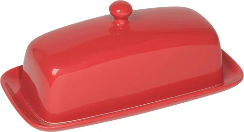 Plato para mantequilla, Now Designs, rectangular, Rojo
