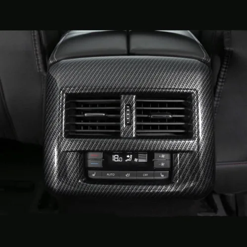 Miniatura 8 de 1 cubierta trasera de ventilación de aire para Volkswagen Atlas 2018 2019 2020 2021 2022 2023 Atlas Cross Sport Accesorios ABS patrón de fibra