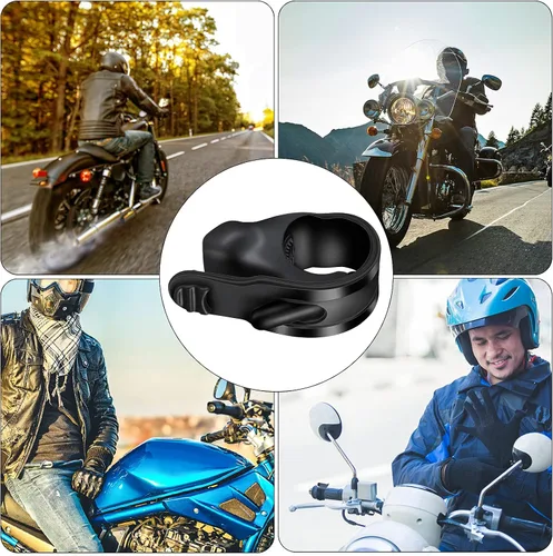 Miniatura 7 de 4 Piezas Soporte de Acelerador de Motocicleta ABS Control de Asistencia de Crucero Agarre Manillar Negro Acelerador de Manillar de Motocicleta