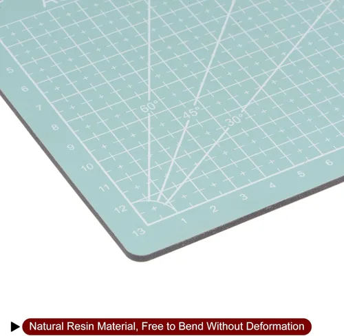 Miniatura 5 de HARFINGTON Alfombrilla de corte autorreparable A5 de 9 x 6 pulgadas, tabla de cortar de doble cara para manualidades, trabajo de arte, corte