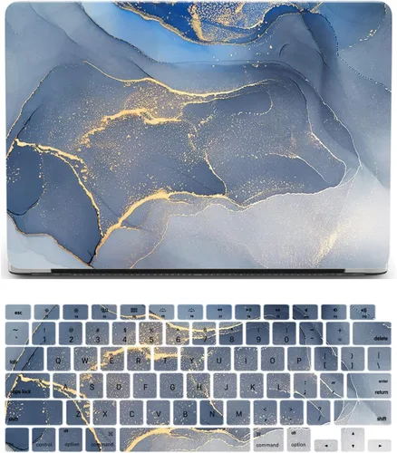 Miniatura 39 de Funda compatible con MacBook Air de 11 pulgadas, cubierta protectora de plástico y cubierta de teclado, grano de madera