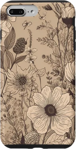 Miniatura 11 de Funda para iPhone 13 Pro Beige Tan Wildflower Floral Minimal Flower Boho