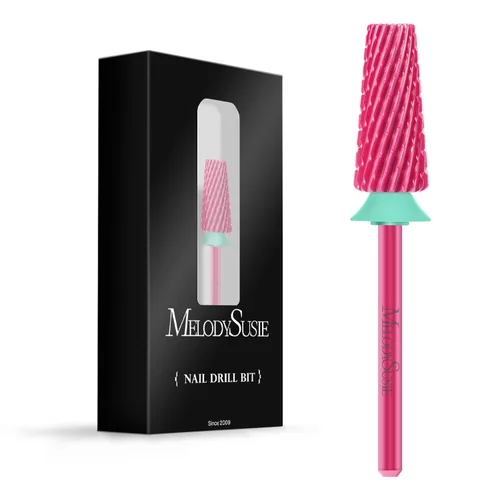 Miniatura 29 de MelodySusie Super Cut Edition Brocas para Uñas 5 en 1, Brocas Multifunción de Carburo de Tungsteno de 3/32'', Adecuadas para Manicura Pedicura