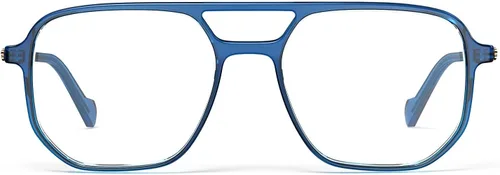 Miniatura 10 de VISOONE TR90 Blue Light Blocking Glasses Women Men Octagon Aviator Anti Eyestrain Lightweight Metal Temple Marion Gris