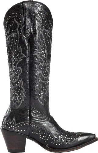 Miniatura 4 de Johnny Ringo JRS806-8X Botas occidentales para mujer de cuero negro