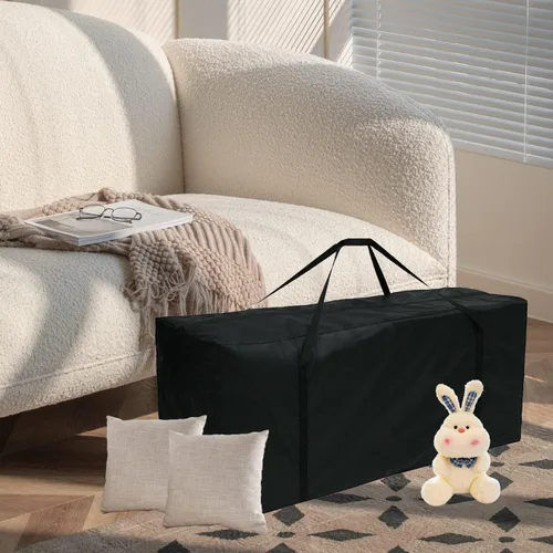 Miniatura 6 de Bolsas de almacenamiento para cojines de patio al aire libre, 68 pulgadas, impermeables, extra grandes, para muebles de patio, bolsa