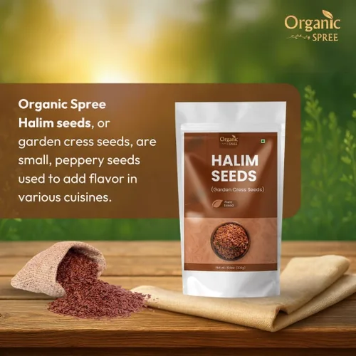 Miniatura 3 de Organic Spree Semillas de Halim 300gm (10.6oz) Semillas de Berro de Jardín Puras y Naturales