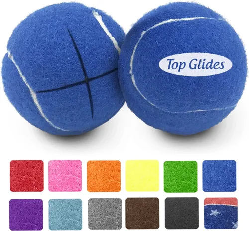Miniatura 6 de Top Glides Pelotas de tenis precortadas (azul oscuro)