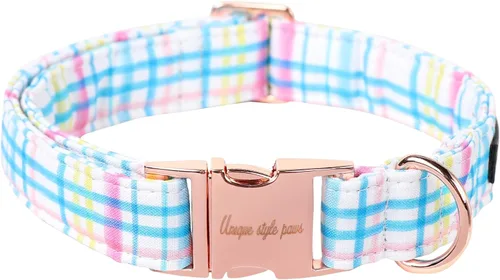 Miniatura 53 de Unique style paws - Collar para perro con hebilla de metal, naranja, duradero, lindo collar para perros pequeños, medianos y grandes