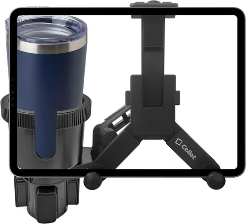 Miniatura 11 de Cellet Soporte de teléfono para portavasos de automóvil, soporte para teléfono, soporte universal ajustable compatible con Apple iPhone, Samsung