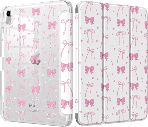 Miniatura 51 de MoKo Funda para iPad (A16) de 11ª generación 2025/10ª generación 2022, iPad de 11 pulgadas/10.9 pulgadas con cubierta trasera translúcida de TPU