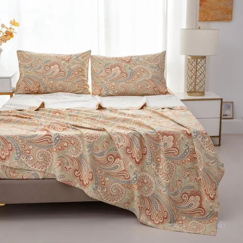 Miniatura 4 de Brandream - Juego de sábanas florales de chinería estilo rústico, diseño de flores, cama Queen, ropa de cama de lujo Grandmillennial, decoración