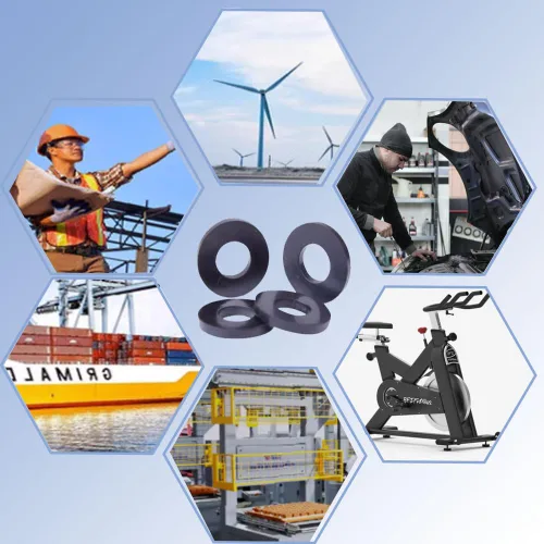 Miniatura 7 de Arandela de goma, 30 piezas de arandelas espaciadoras de goma de 1-1/2 de diámetro exterior x 3/8 pulgadas de diámetro interior x 1/8 de grosor
