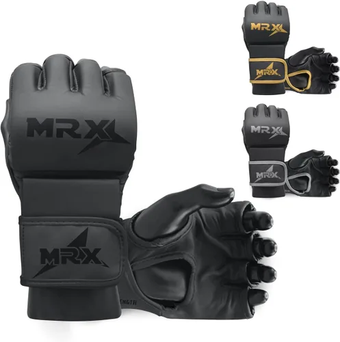 MRX MMA - Guantes de boxeo para hombre, guantes de boxeo de boxeo, entrenamiento de kickboxing y combate, guantes de boxeo, guantes de boxeo,