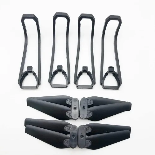 LS-E525 E88 Drone Repuestos Propeller Props Hoja de arce Protector Protector Marco Protector Cubierta Accesorio de Reemplazo - (Color: Como se