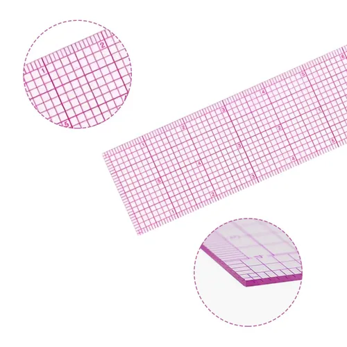 Miniatura 2 de Juego de reglas de costura métricas transparentes de 9 estilos, regla curva francesa de costura de plástico para diseñadores, fabricantes