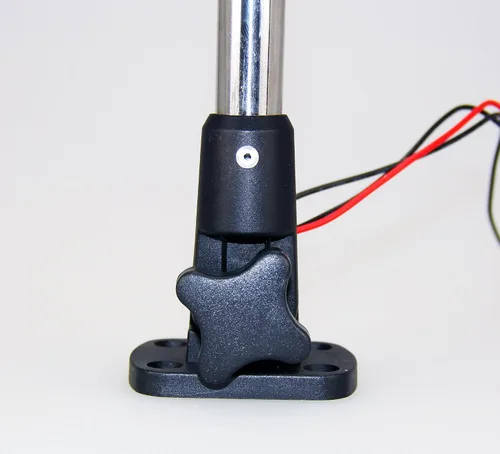 Miniatura 3 de Anclaje plegable para barco marino, poste de aluminio con luz esterlina, color blanco cálido
