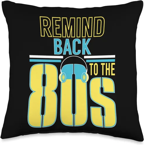 Funny Walkman Shirts And Gifts Remind Back to The 80s Retro Walkman Vintage Lovers - Almohada de 16 x 16 pulgadas, multicolor