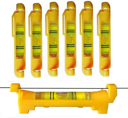 Miniatura 6 de 7 unidades de nivel de línea de burbujas colgantes para trabajos de construcción, ingeniería, topografía, trabajo del metal y otros equipos