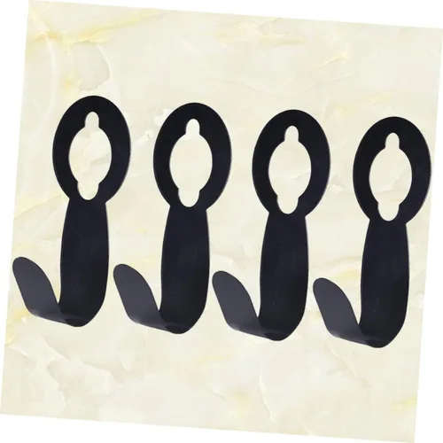 Miniatura 7 de ULTECHNOVO Abs Material Jardín Manguera Gancho Telescópico Almacenamiento Rack Ampliable Manguera Percha 4pcs Negro Soporte de Manguera Portador