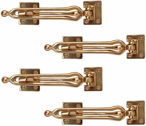 Miniatura 26 de Renovators Supply Manufacturing Cerradura de puerta de hierro forjado negro de 6.5 pulgadas con herrajes de montaje