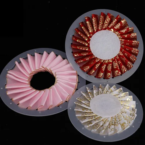 Miniatura 3 de 3 piezas de botón de insignia, ornamento, cinta, herramienta de fabricación de flores, fabricante de rosetas, roseta de cinta, broche de roseta