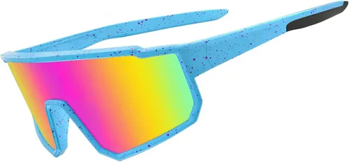 Lentes de sol polarizados de béisbol para niños, TR90, marco ligero, para niños y niñas de 6 a 14 años, softbol y ciclismo