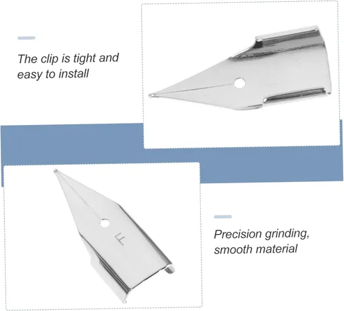 Miniatura 2 de Pluma Estilografica - 20 puntas de repuesto para pluma estilográfica, punta flexible para bolígrafos, accesorios de bolígrafo, puntas de metal