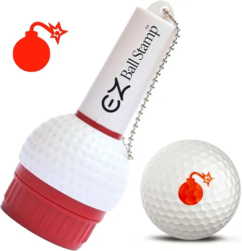 Miniatura 17 de EZBallStamp - Marcador para pelotas de golf (bomba negra)