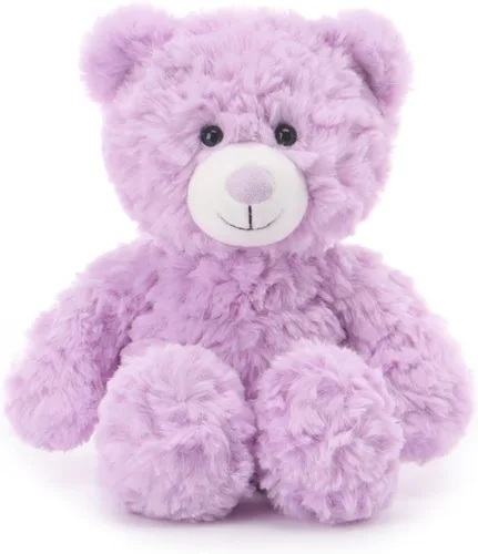 Miniatura 6 de Apricot Lamb Oso de flores gris ceniza para niños, juguetes de peluche suaves y lindos para bebés niñas y niños, 8 pulgadas