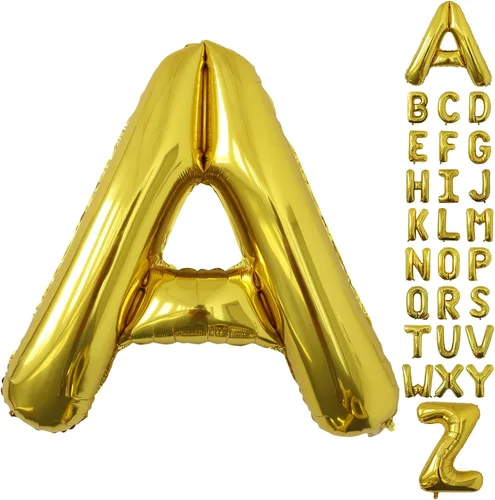 Miniatura 146 de SINBEE Globo dorado del número 10, papel de aluminio Mylar de 40 pulgadas, decoración de fiesta reutilizable para cumpleaños, aniversario, Oro