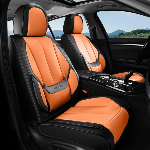 Miniatura 76 de Coverado Juego completo de fundas de asiento de automóvil, fundas de asiento para automóviles, fundas de asiento de coche beige para asientos