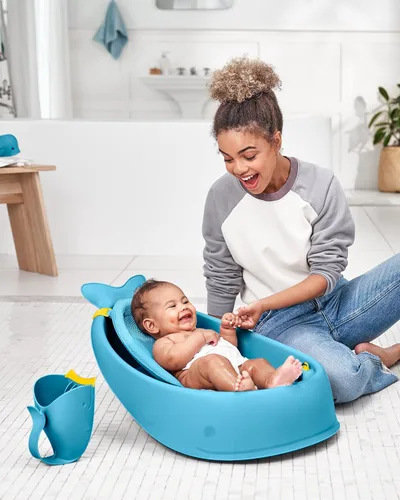 Miniatura 5 de Skip Hop. Bañador de bebe antilágrimas con forma de ballena. Azul