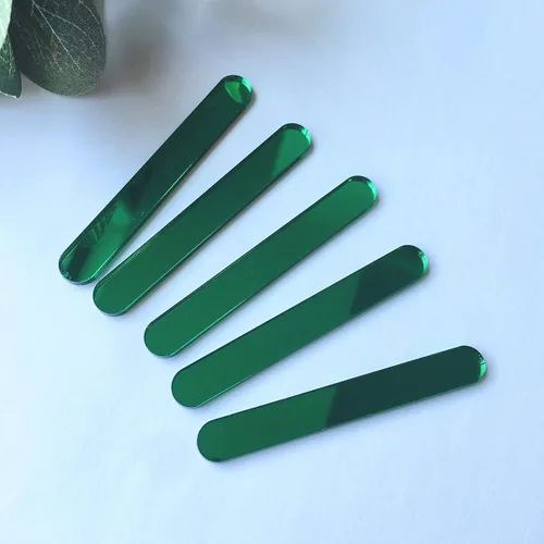 Miniatura 6 de 30 piezas de mini palitos acrílicos para helado de helado de caramelo y manzana (AB Rainbow)