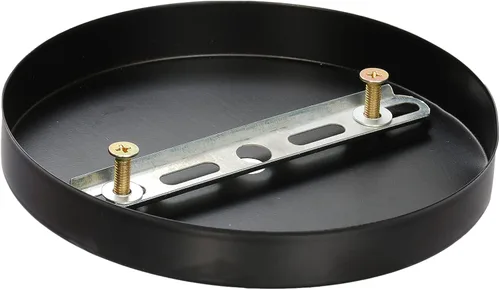 Miniatura 5 de Kit de luces para techo de techo, placa de techo negra de 6 pulgadas, accesorios de luz colgante + 5 conectores negros para alivio de tensión