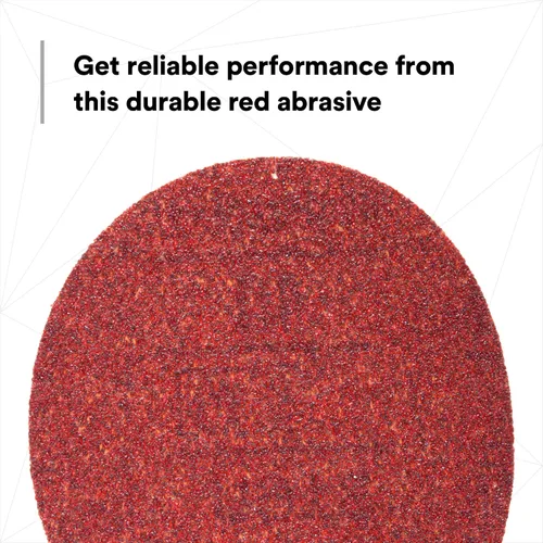 Miniatura 4 de 3M Hookit - P80D, disco de arena abrasiva, rojo, 6 pulgadas., Grado: 40