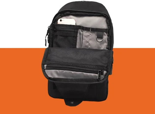 Miniatura 2 de Mochila oculta para hombres y mujeres, American Rebel Small Freedom - Mochila de transporte oculta, negro, camuflaje (Camo Black), Compacto