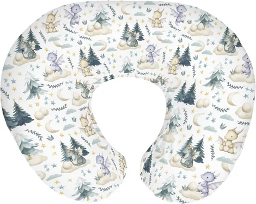 Miniatura 17 de Fundas de almohada de lactancia de dragón y caballeros de cuento de hadas para niños y niñas, dragones de fantasía, castillo de princesa, funda