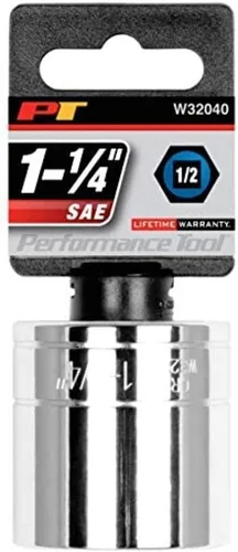Miniatura 3 de Performance Tool W32028 1/2 Drive 6-Point Socket, 7/8