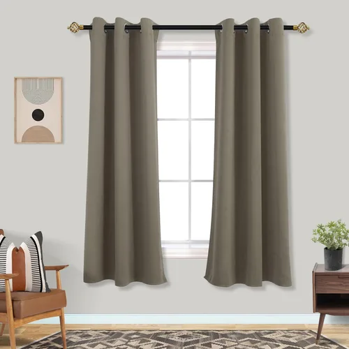 Miniatura 62 de Mrs.Naturall Cortinas Azul Real para Dormitorio, Cortinas Opacas Cortas Medianas Azul Cobalto para Cocina Decoración de Habitación de Adolescentes
