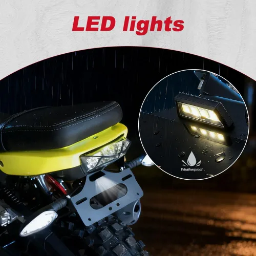 Miniatura 7 de Xitomer Tail Tidy Fit para MT-07 FZ-07 2021-2024, YZF-R7 2021-2025 Soporte eliminador de guardabarros con luz LED de placa de matrícula para OEM
