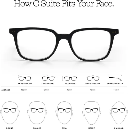 Miniatura 4 de eyebobs - C Suite Gafas de lectura premium para hombres y mujeres Marco cuadrado Disponible en 0.0x - 4.0x