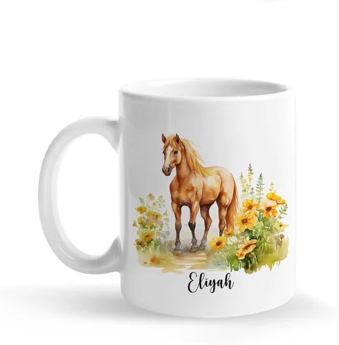 Miniatura 10 de Taza de café personalizada con loro en un bosque tropical, tazas personalizadas de animales, taza con nombre personalizado para cumpleaños