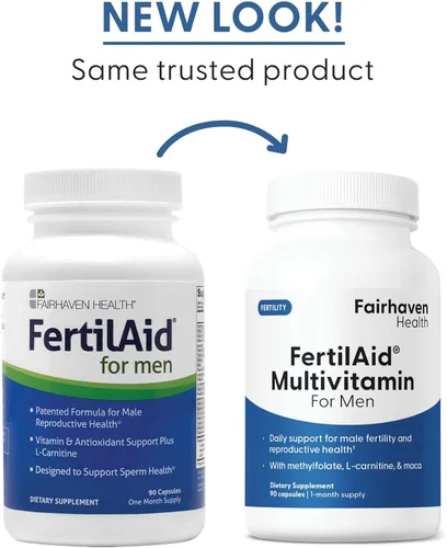 Miniatura 7 de Fairhaven Health FertilAid para hombres, MotilityBoost y Countboost Combo Suplementos de fertilidad para hombres Suplemento de fertilidad