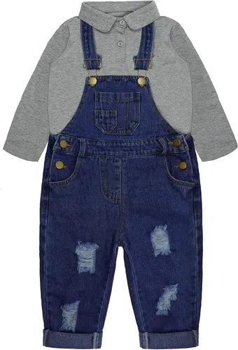 Conjunto de pantalones de jean para bebés y niños pequeños