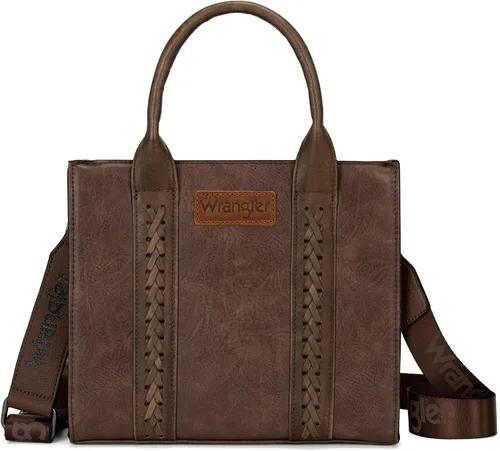 Miniatura 23 de Bolso tote mediano Wrangler para mujer, bolsos de diseñador, bolsos de mano con asa superior y correa