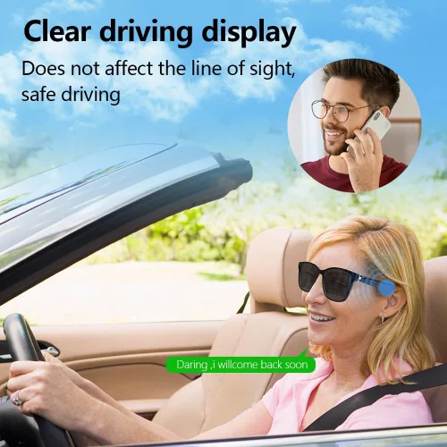 Miniatura 5 de Gafas de sol inteligentes con audio Bluetooth con altavoces, protección UV400, lentes de bloqueo de luz azul para hombres y mujeres Uf-09