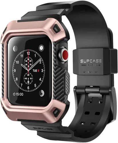 SUPCASE Correa para Apple Watch 3/2/1 [1.654 in] (Unicorn Beetle Pro), [antiarañazos] [protector de parachoques] funda protectora deportiva Venus