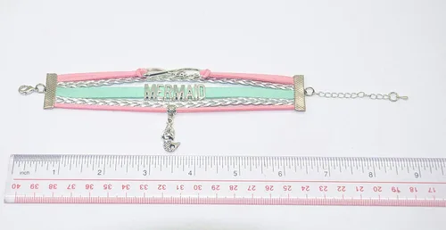 Miniatura 3 de HHHbeauty - Pulsera de sirena con diseño de sirena de sirena de piel